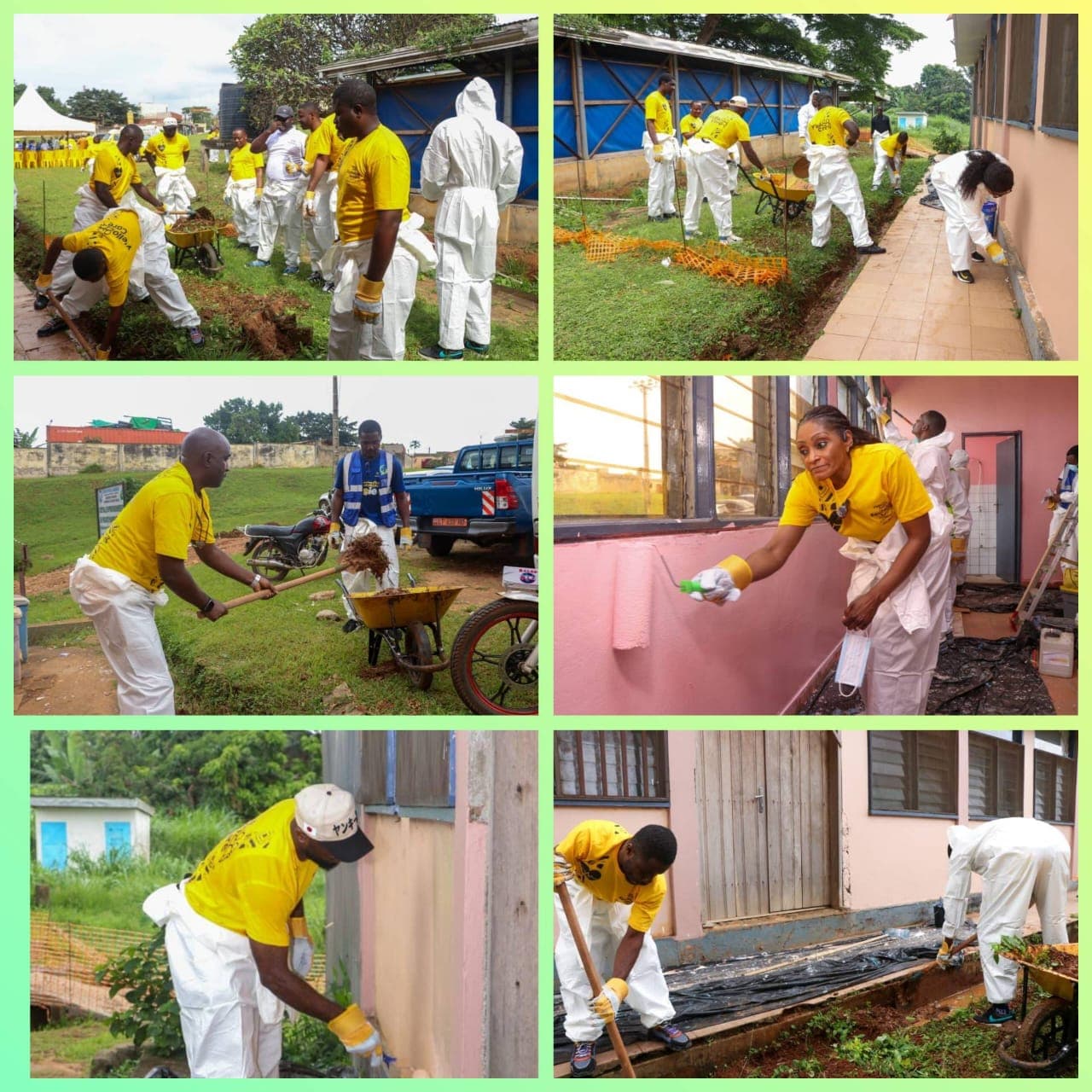 MTN Cameroon mobilise ses employés : immersion sur le chantier de l’hôpital EPC de Ndjoungolo