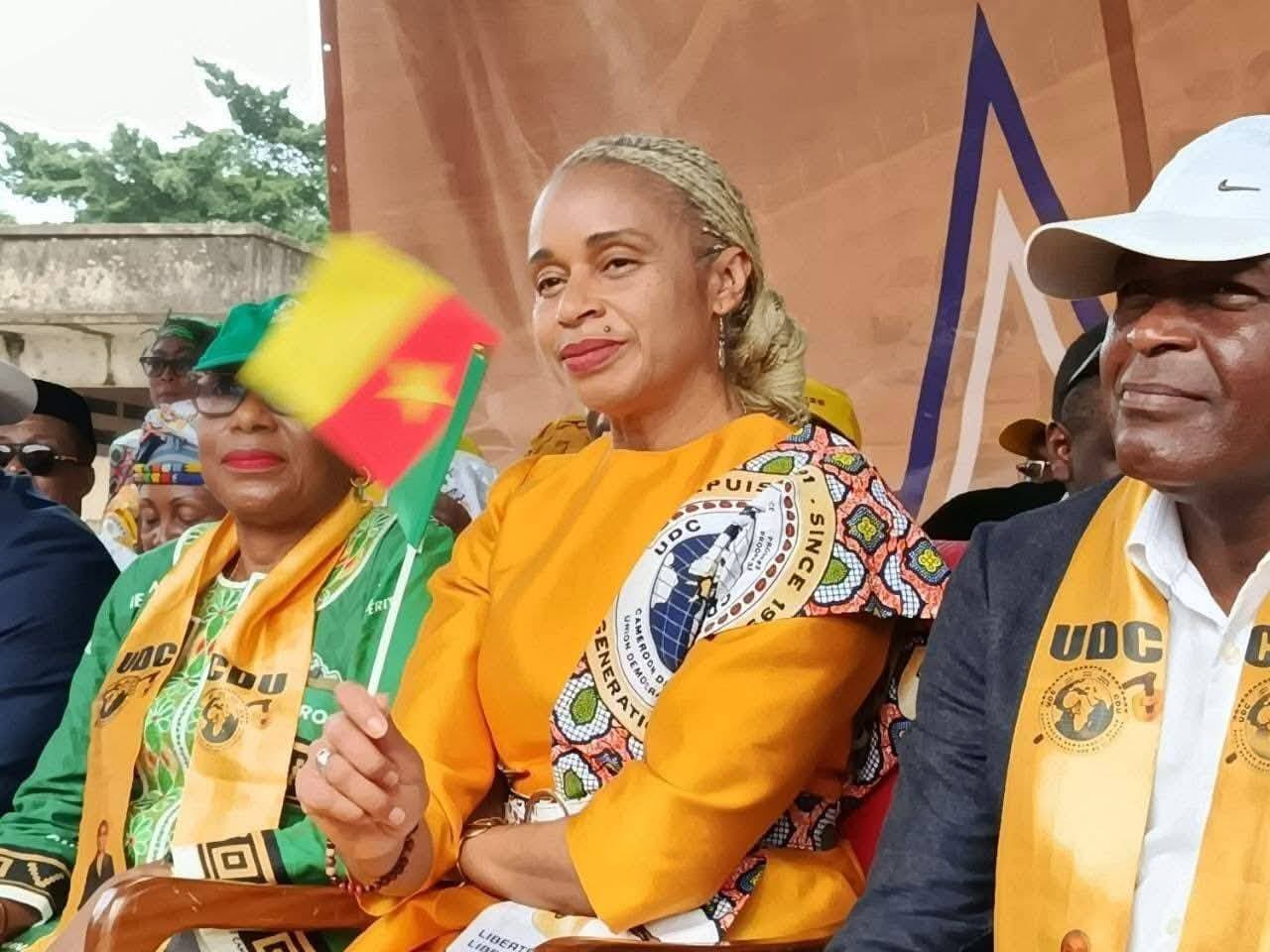 Douala : Tomaïno Ndam Njoya, seule femme candidate, plaide pour une « alternance apaisée » - Lebledparle