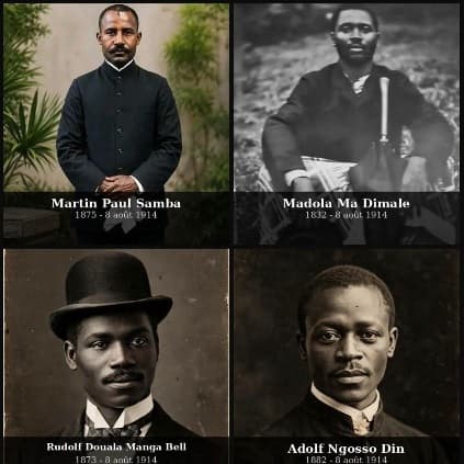 - Tous exécutés le 8 août 1914 : hommage 4 héros de la lutte anti coloniale