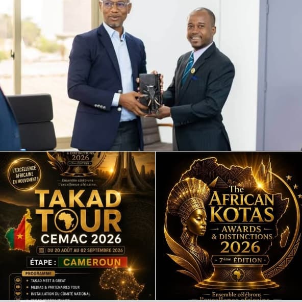 - TAKAD AWARDS 2026 : Douala ouvre la voie à la 7ᵉ édition du « grand bal des génies africains »