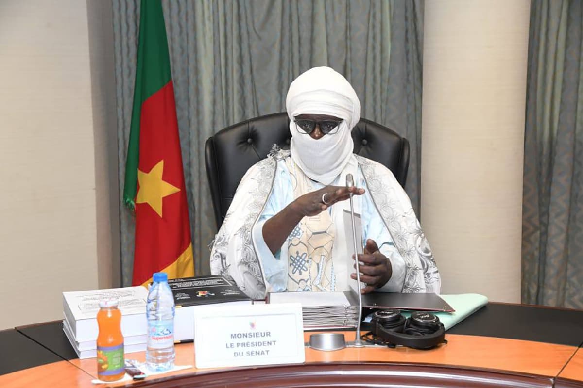Aboubakary Abdoulaye, le président du sénat félicite les lionnes indomptables