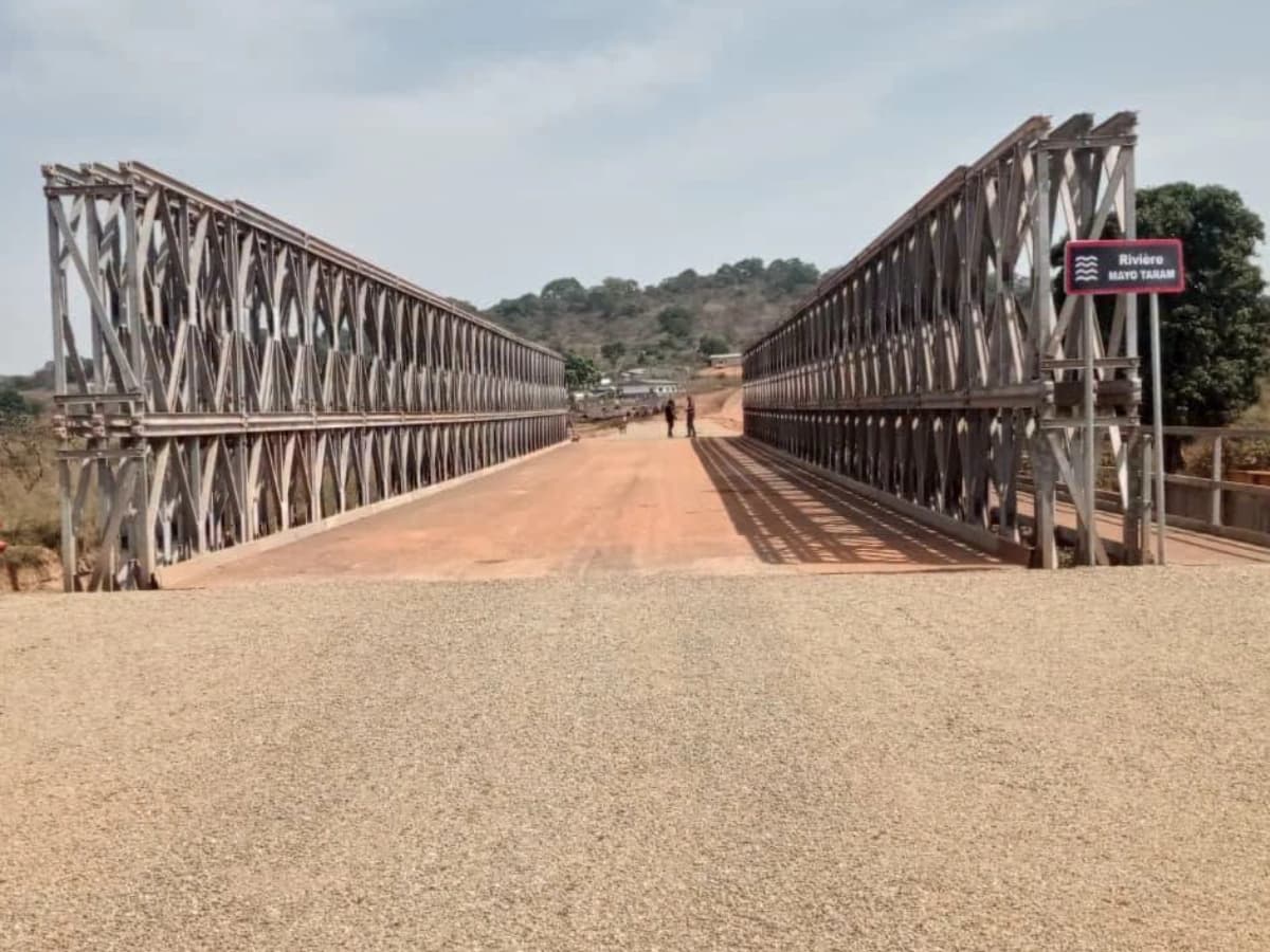 Adamaoua : le pont métallique Acrow sur le Mayo-Taram mis en service