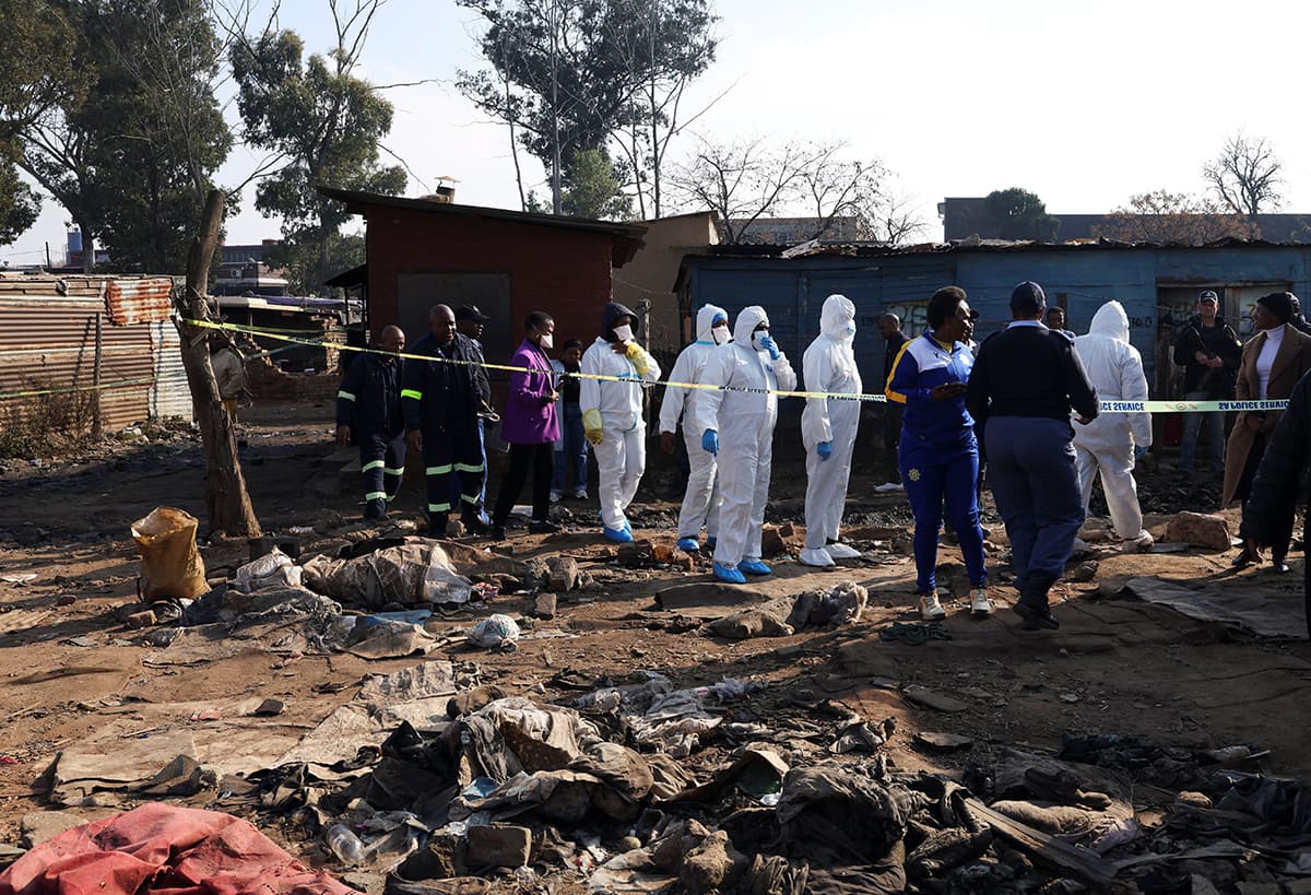 Afrique du Sud : une fusillade de masse à Johannesburg fait 12 morts et 9 blessés