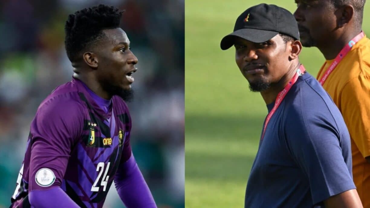 André Onana tacle Samuel Eto’o