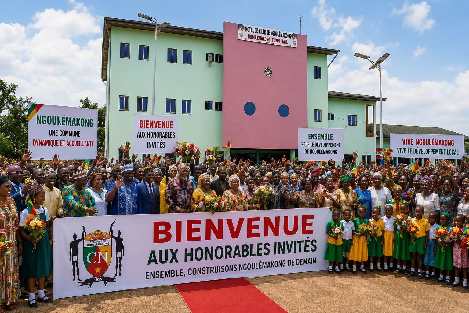 Après 10 ans d’attente, Ngoulemakong inaugure enfin son majestueux hôtel de ville