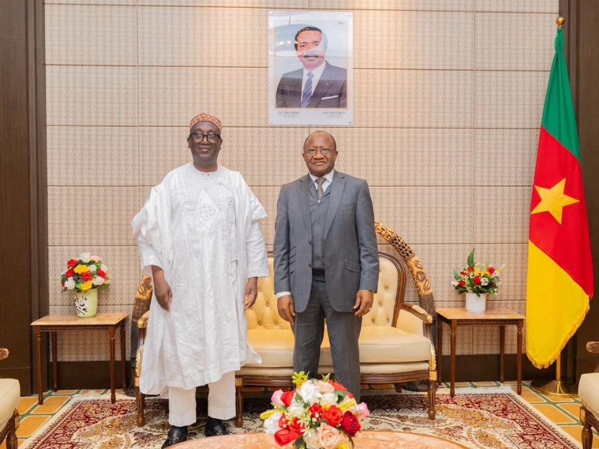 Assemblée nationale : Dr Mohamadou Bayero Fadil reçu par le président Théodore Datouo
