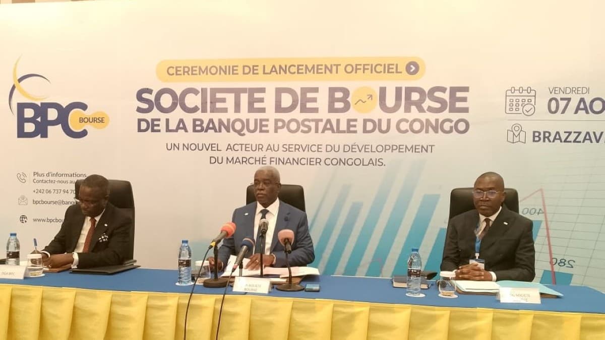 BVMAC : la Banque Postale du Congo lance sa société de bourse