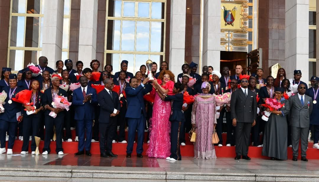 Cameroun : les Lionnes indomptables distinguées au Palais de l’Unité après leur sacre au Maroc