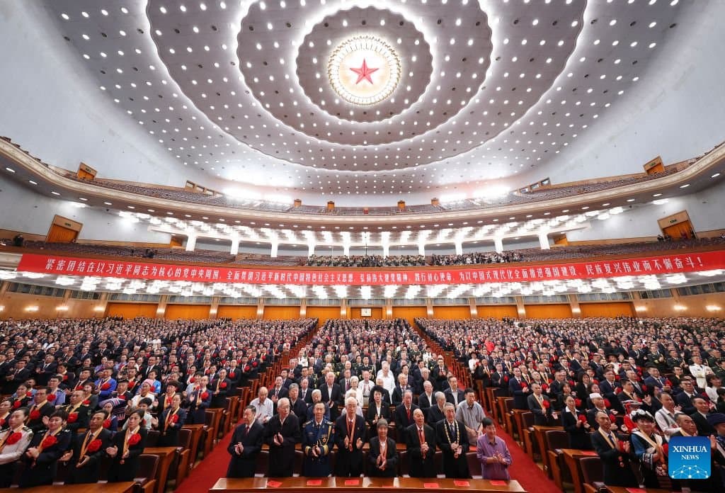 China holds gathering marking 105th founding anniversary of CPC