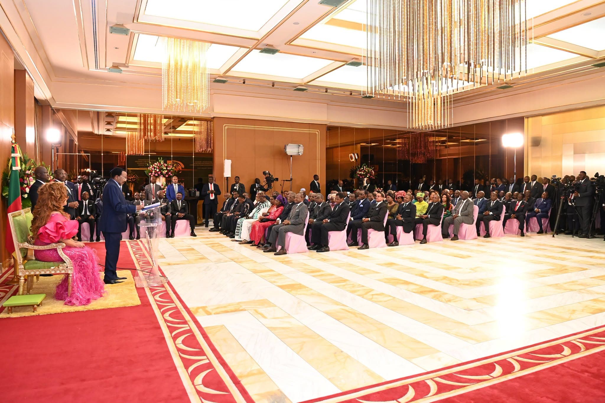 Dans son discours, Paul Biya a félicité les lionnes indomptables sans citer la Fecafoot