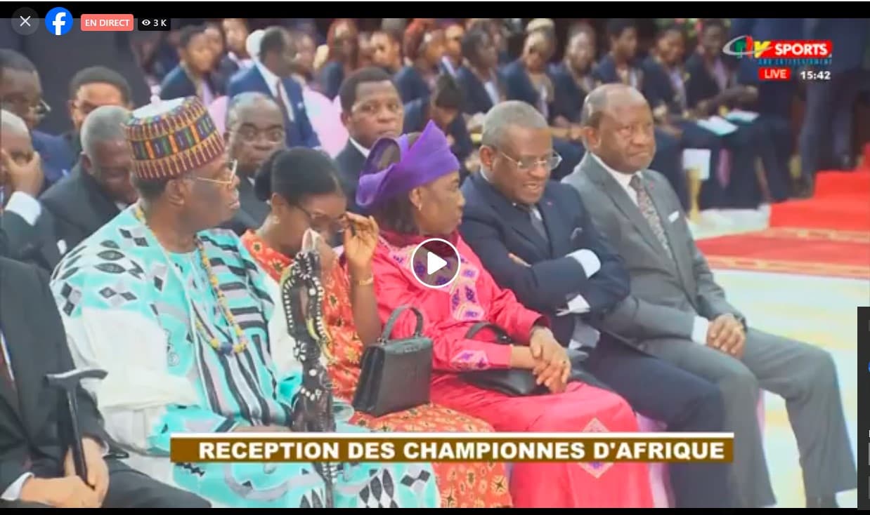 Direct : Réception en l’honneur des lionnes indomptables à Etoudi