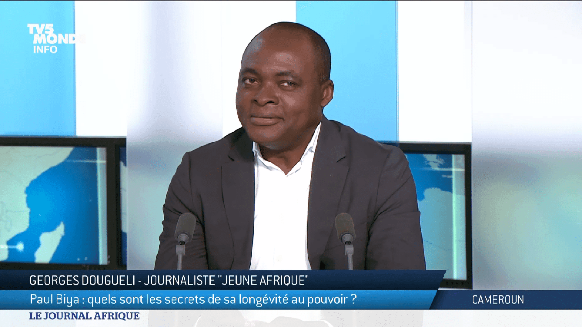 «Dougueli spécule sur la mort du président Biya» – Le journaliste de Jeune Afrique répond à Owona Nguini