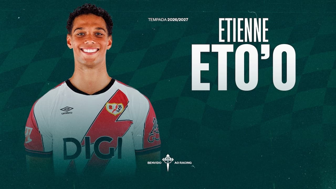 Etienne, fils de Samuel Eto’o, prêté au Racing Ferrol