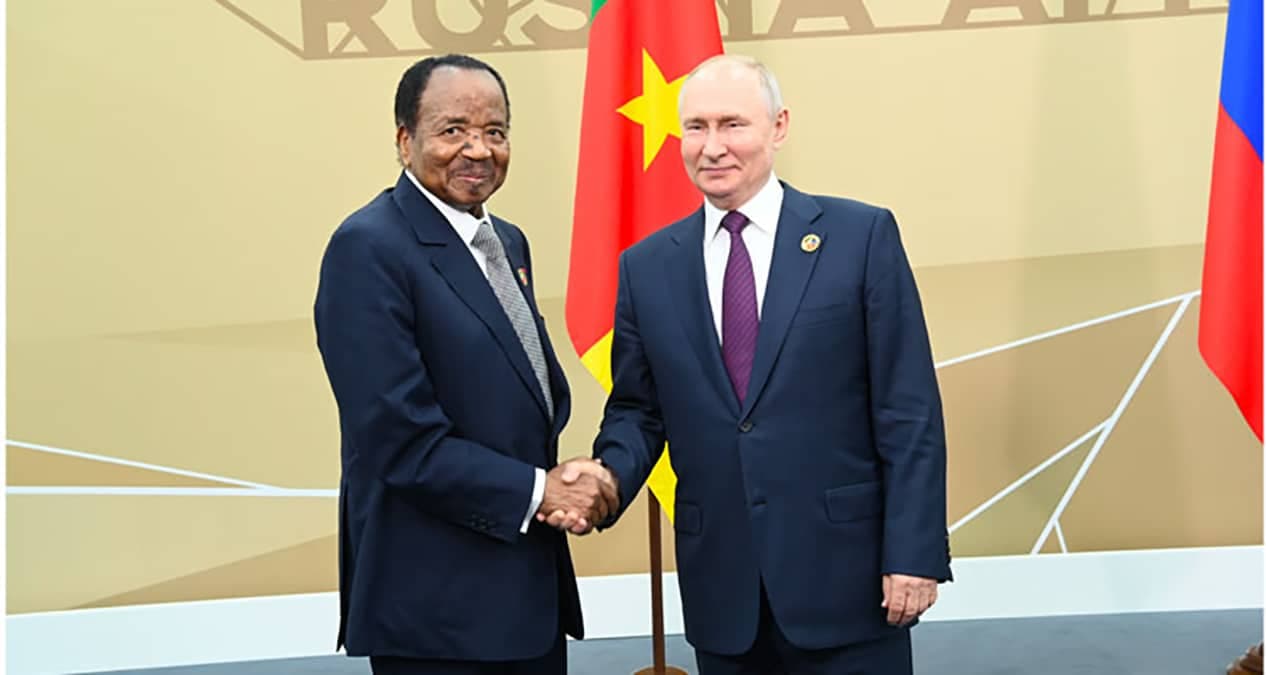 Fête nationale de la Russie: Paul Biya adresse de vives et chaleureuses félicitations à Vladimir Poutine