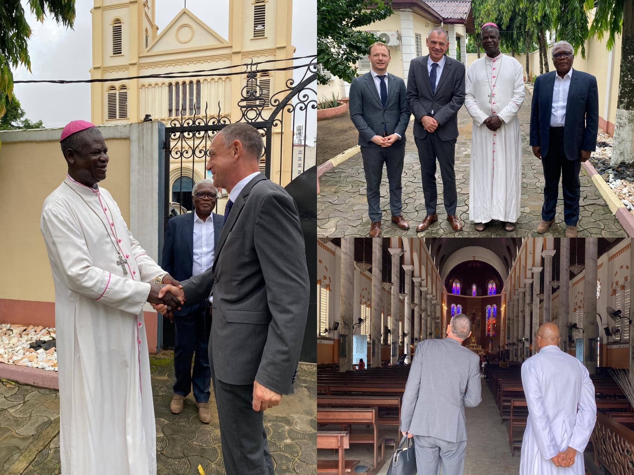 L’Ambassadeur de l’Allemagne au Cameroun rend visite à Mgr Samuel Kleda