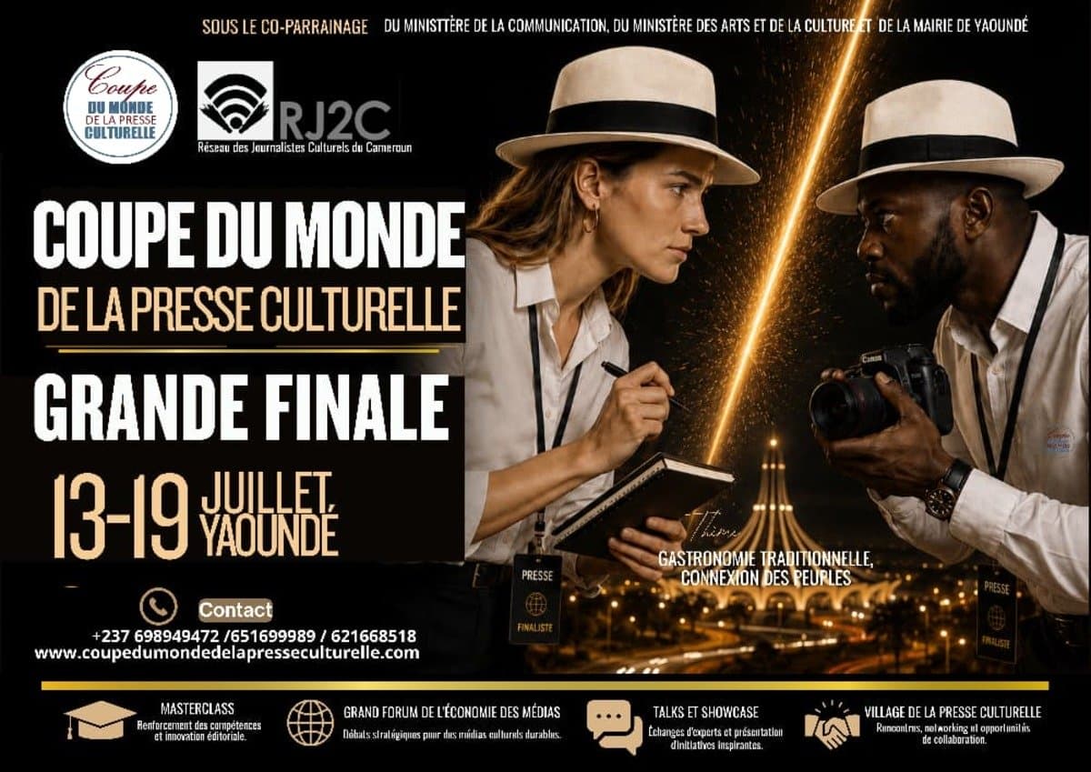 Le Cameroun accueille la 7e édition de la Coupe du monde de la presse culturelle
