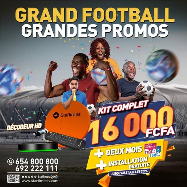 EN JUILLET, PROLONGEZ LES VACANCES DU FOOTBALL AVEC STARTIMES !
