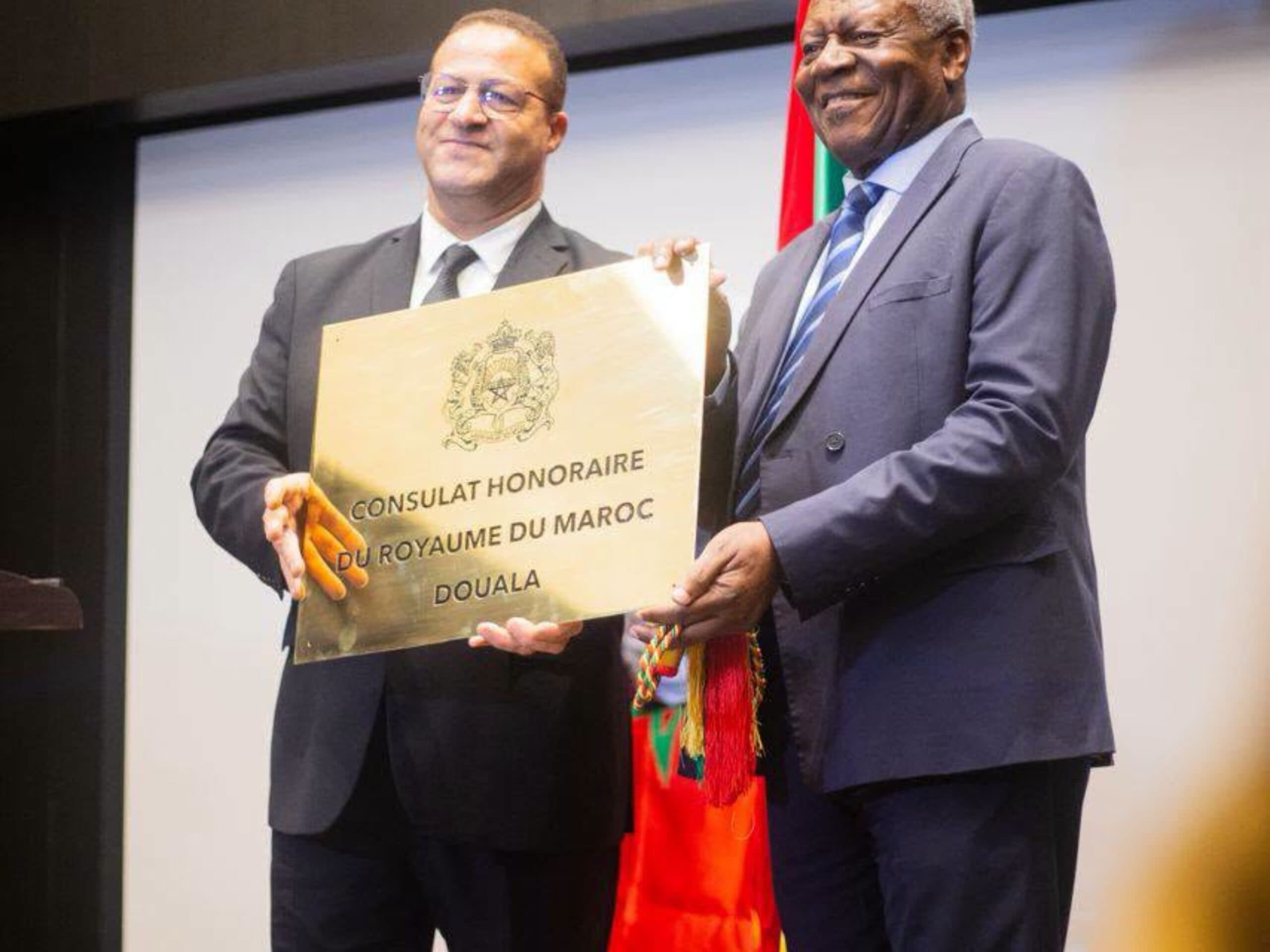Me Dieudonné Happi installé comme Consul honoraire du Maroc à Douala