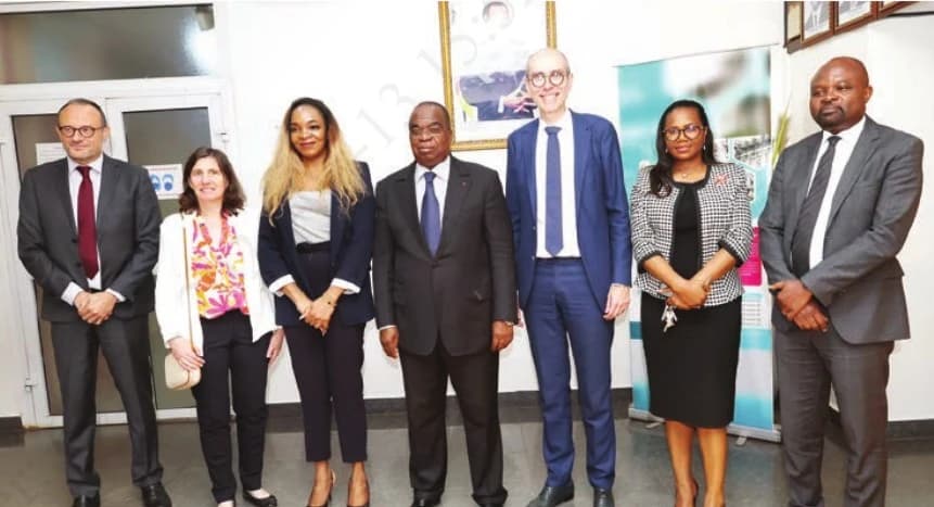 Motaze reçoit Casablanca Finance City et Expertise France à Yaoundé