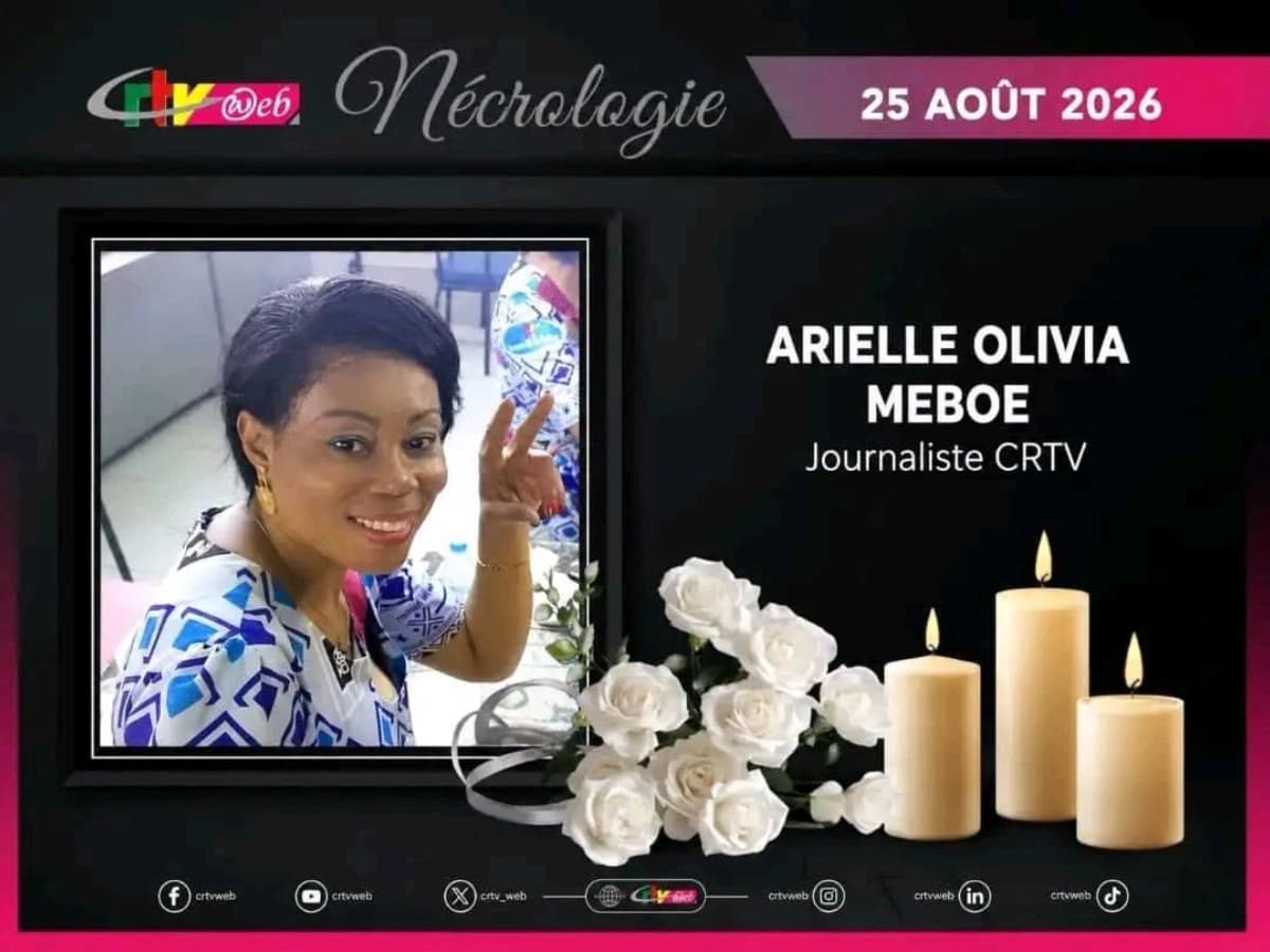Nécrologie : décès de la journaliste de la Crtv Arielle Olivia Meboe