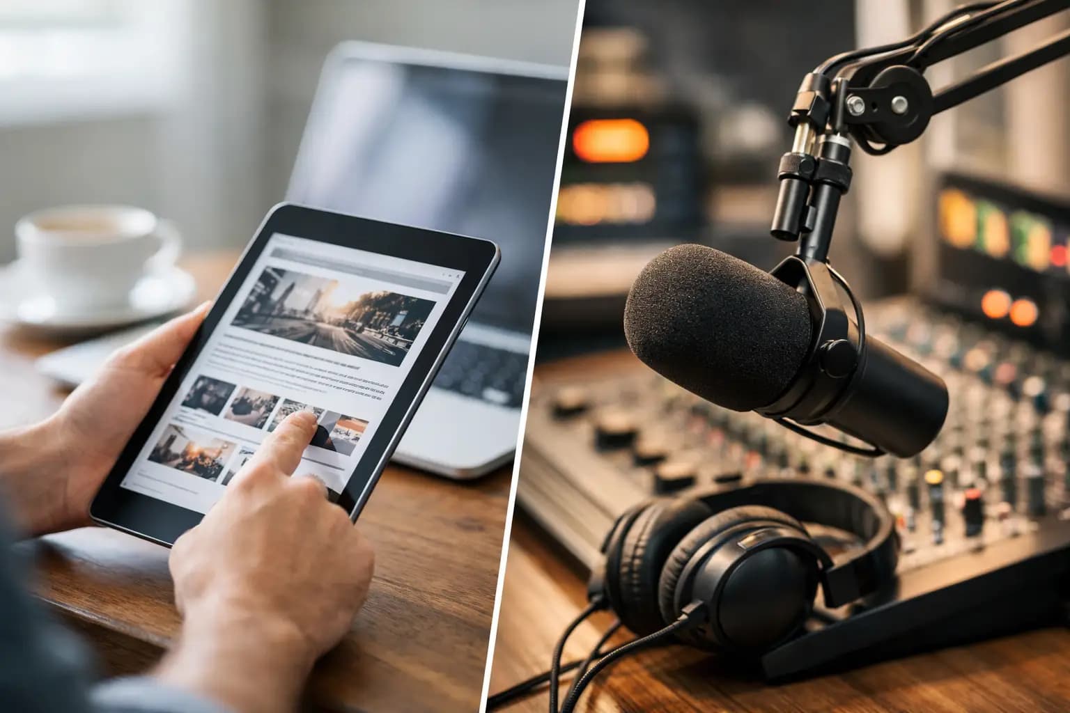Presse numérique ou radio locale : que choisir ?