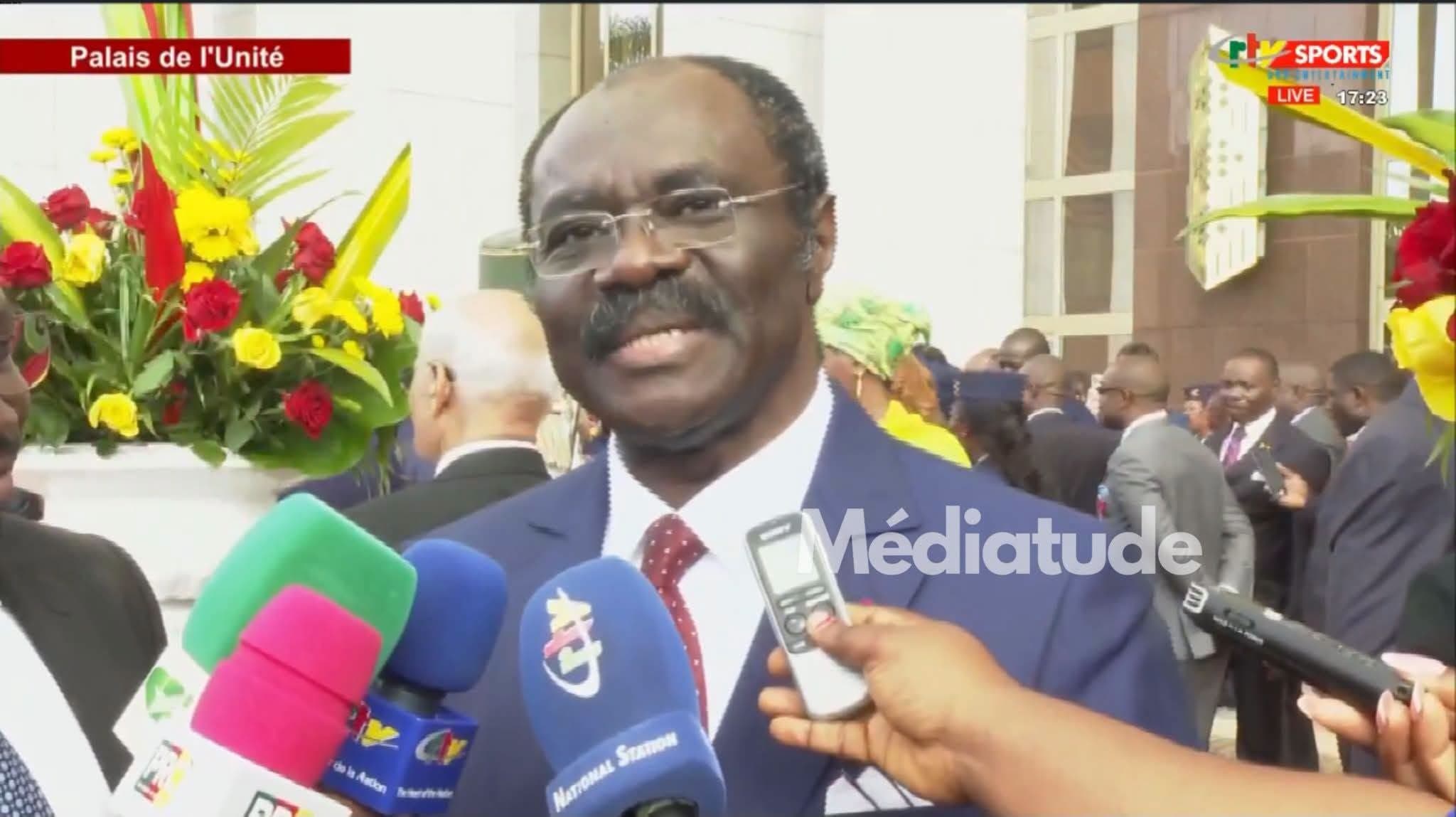 Réception des Lionnes au palais : la victoire a été possible grâce au président Biya, selon Mouelle Kombi