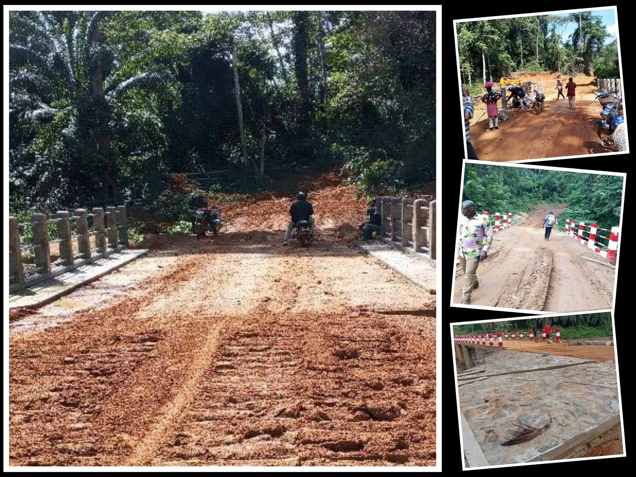 Reconstruction des ouvrages effondrés: 75 ouvrages construits dans plusieurs localités depuis 2024