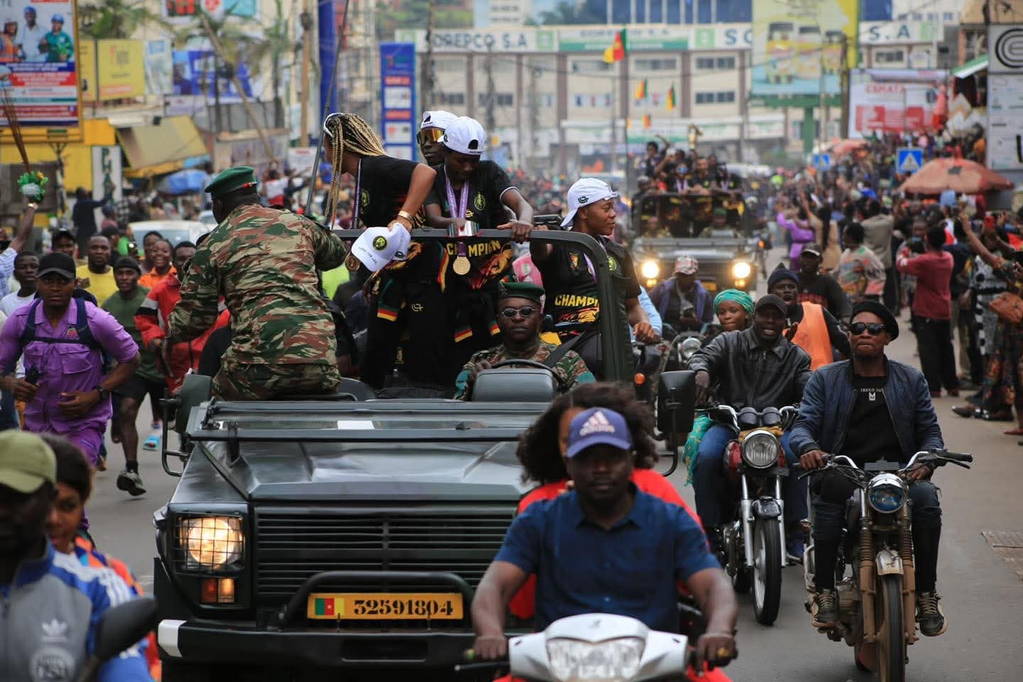 Retour des Lionnes Indomptables en images