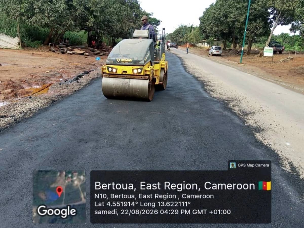 Route Nationale 1 : les travaux d’entretien réalisés sur la section urbaine de Bertoua