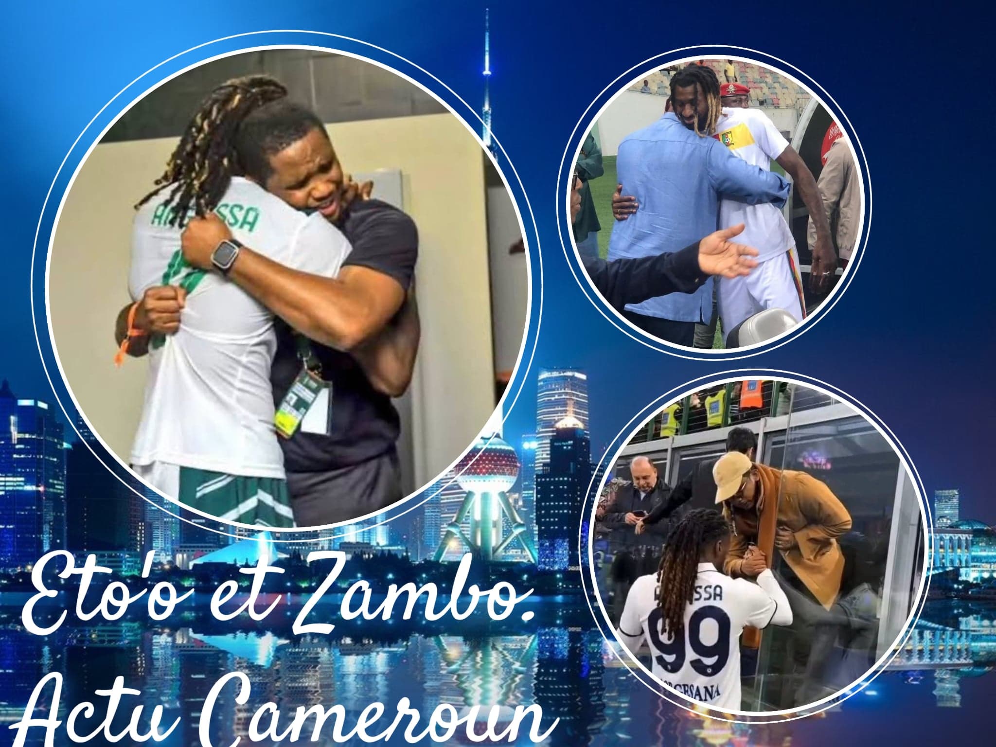 Samuel Eto’o à Zambo Anguisa : « merci pour cette magnifique carrière… »