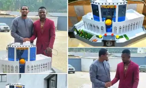 Samuel Eto’o séduit par le génie camerounais qui réalise le siège de la FECAFOOT en bambou