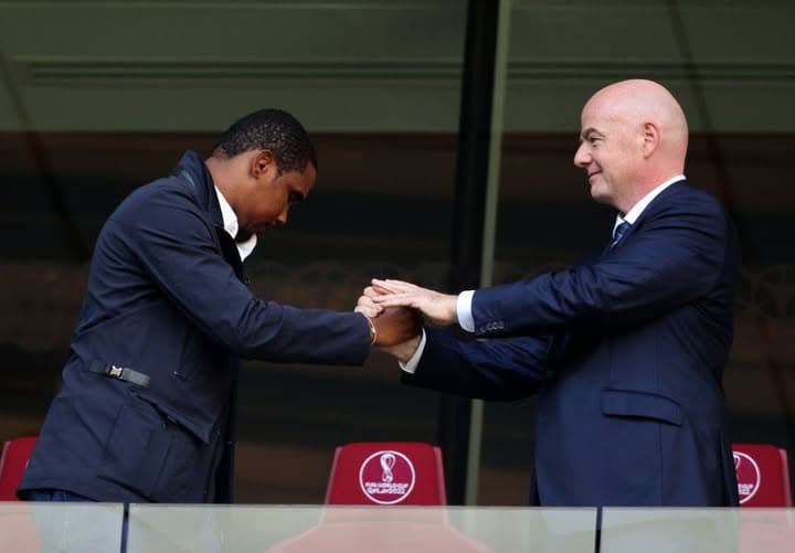 Samuel Eto’o soutient le projet de Gianni Infantino malgré les critiques de l’UEFA