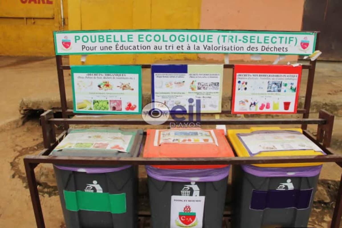 « Ville propre » : des poubelles écologiques pour changer les habitudes à Ayos