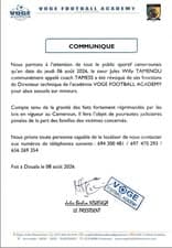 VOGE Football Academy : le directeur technique révoqué après des accusations d’abus sexuels sur mineurs
