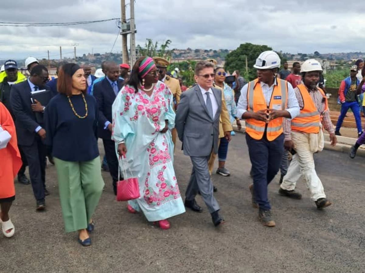 « Yaoundé Cœur de Ville » : Célestine Ketcha Courtès inspecte des chantiers de la ville